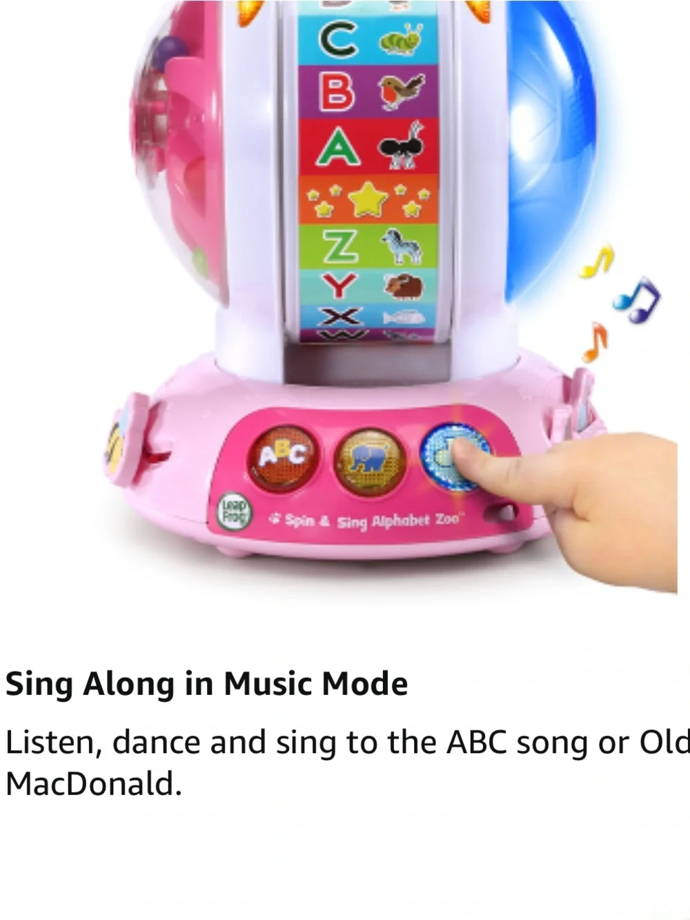 LeapFrog Spin and Sing Alphabet Zoo Toy